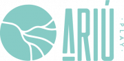 Este és el logotipo oficial de Ariú Play, una empresa que realiza suscripciones de juegos educativos para familias y profesionales